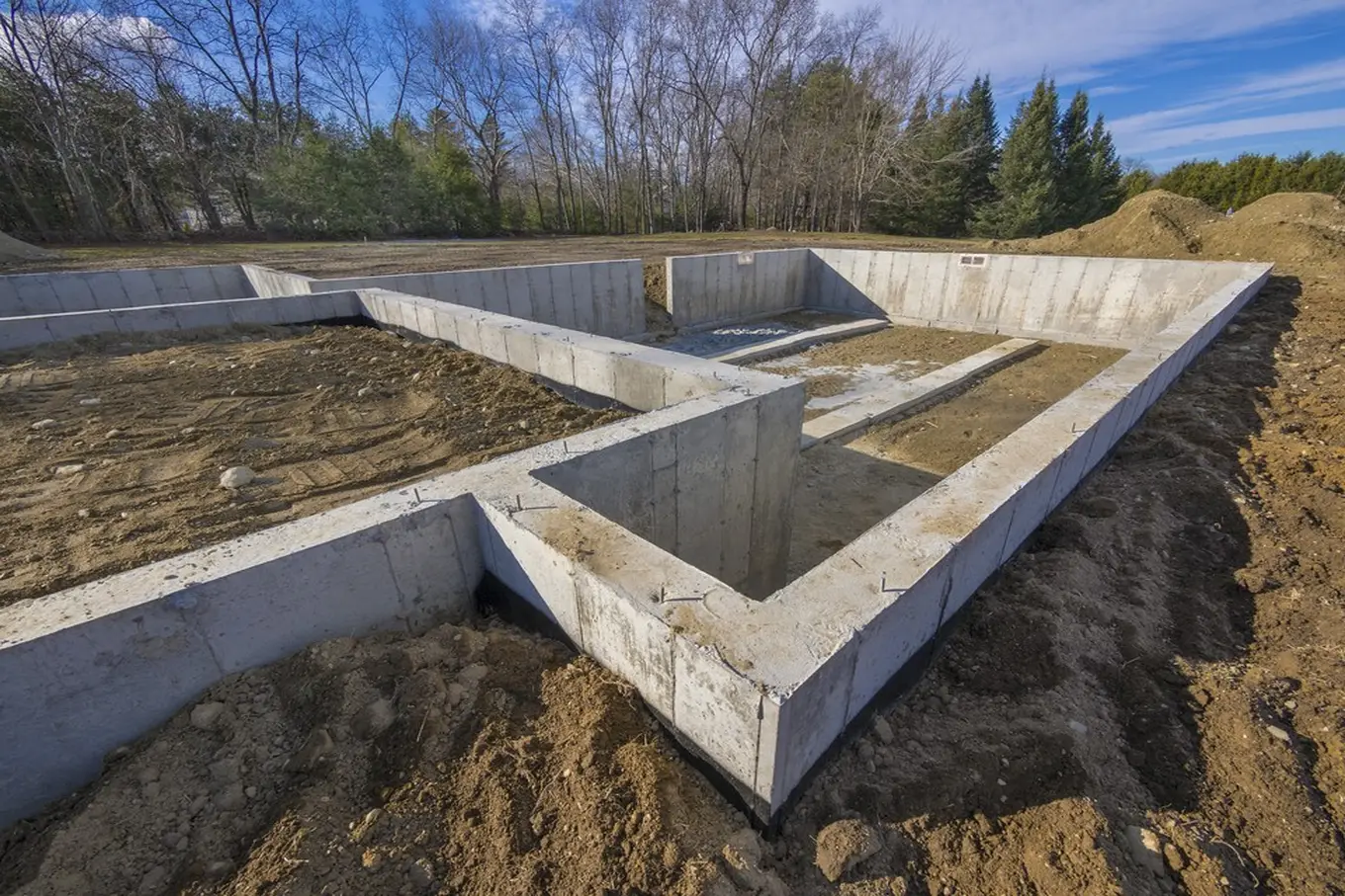 betonowy fundament